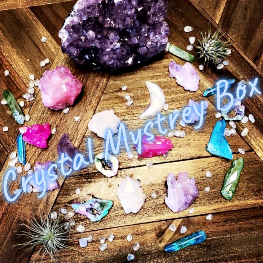 Mystery Crystal collector minerals treasure box